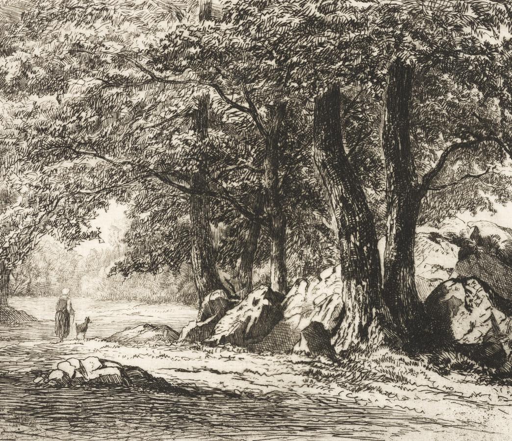 In the Grove, Washington, Conn. North America, 1881